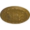 Ekena Millwork Stockport Ceiling Medallion, Hand-Painted Gold, 11 3/4"OD x 3/8"P CM12STGLS - alternate 4